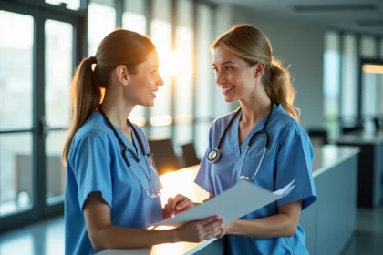 infirmières à l'hôpital